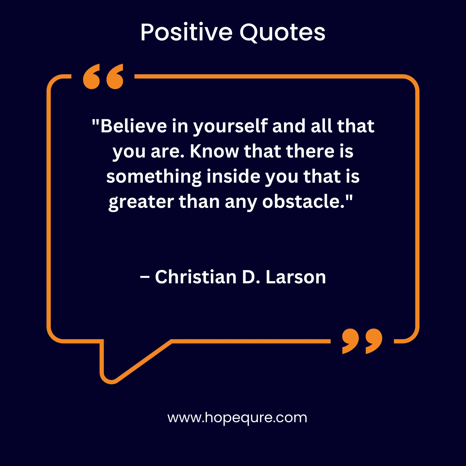 Positive Quotes | HopeQure