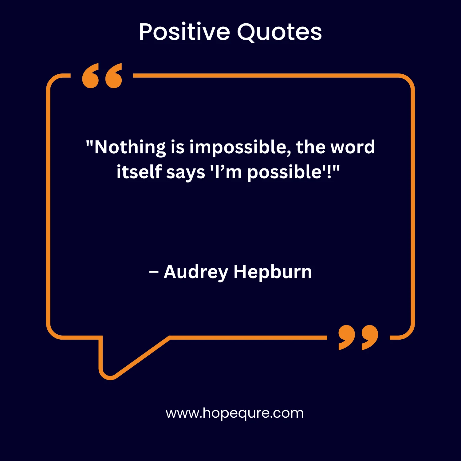 Positive Quotes | HopeQure