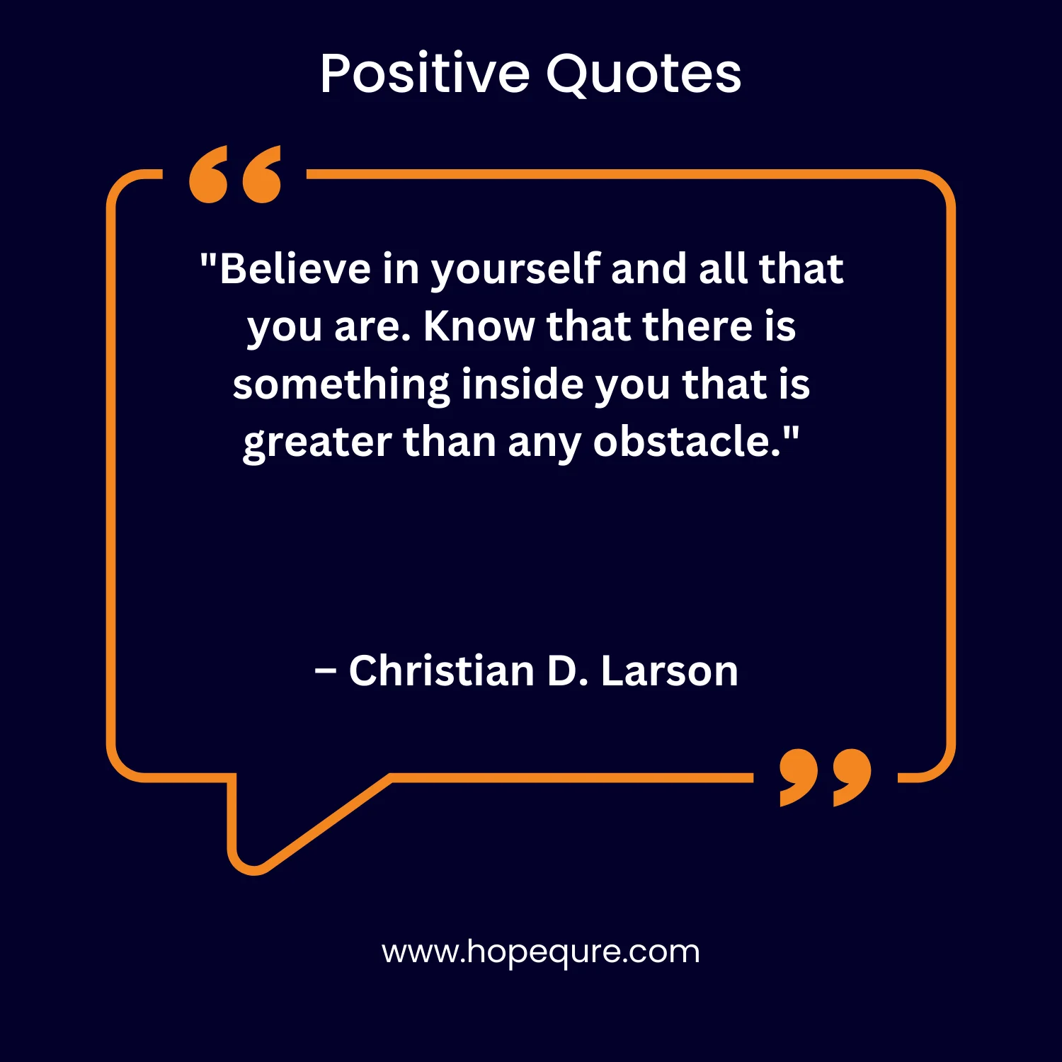 Positive Quotes | HopeQure