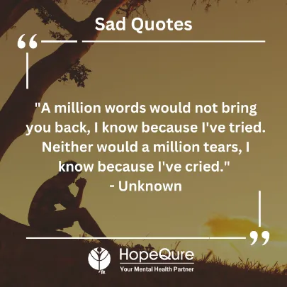 100+ Powerful Sad Quotes in English With Images