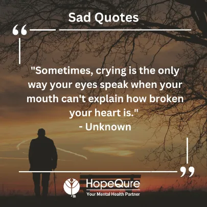 sad quotes about crying